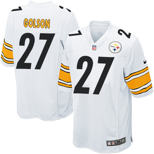 Youth Game Senquez Golson Nike Jersey White Road - #27 NFL Pittsburgh Steelers